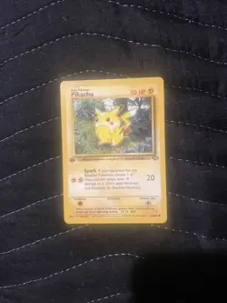 1st Edition Pikachu 60/64 Jungle Pokemon Card WOTC NM/Mint - Image 1