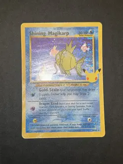 Pokemon TCG Shining Magikarp Card 66/64 Celebrations 25th Anniversary NM/M - Image 1