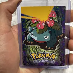 Pokemon Topps Card - Venusaur E3 of 12 Non Holo Blue Label LP Vintage Rare TCG - Image 1
