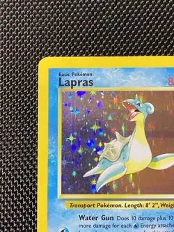 Lapras 10/62 Fossil Holo Unlimited Rare Pokemon TCG Card LP/NM - Image 2