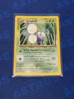Pokemon TCG Jumpluff Neo Genesis Holo Card 7/111 Unlimited Rare, NM - Image 1