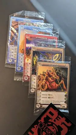 Chaotic Fire And Stone 3 Card Promo Lot Of 10x Sealed - Image 2