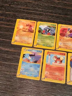 Pokemon TCG Lot of 7 E Reader Cards All Different Mixed Conditions - Image 2