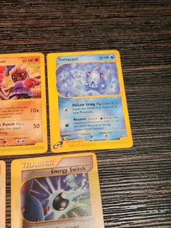 Pokemon TCG Lot of 7 E Reader Cards All Different Mixed Conditions - Image 4
