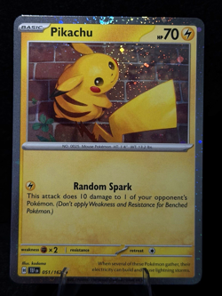 Pokemon Pikachu - (Cosmo Holo) 051/162 Miscellaneous Cards & Products Holo NM - Image 1