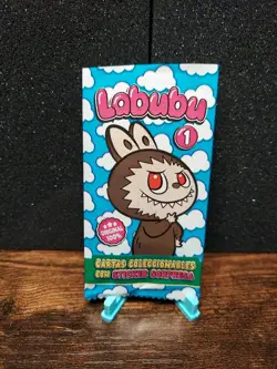 FLASHGONDOR Labubu Trading Card Game #21 Taurus Constellation Green Dots Foil - Image 3