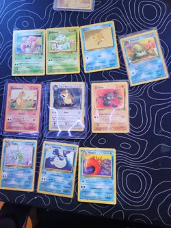 Pokemon TCG Base Set Lot - 10 Cards - Image 1