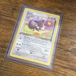 Pokemon TCG Eevee Jungle 1st Edition Card 51/64, Regular, Beautiful almost NM - Image 3