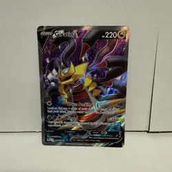 Pokemon Giratina v Full Art Ultra Rare TCG Card SWSH Lost Origin 185/196 - Image 1
