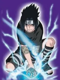 Naruto CCG Revenge and Rebirth Bandai Official Card Sleeves 40 Ct - Sasuke - Image 2