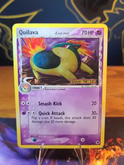 Quilava (Delta Species) 36/101 Dragon Frontiers stamped Holo Pokemon Card - Image 1