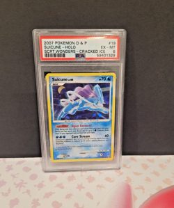 PSA 6 Suicune - (Cracked Ice Holo) 019/132 Miscellaneous Cards & Products Holo - Image 1