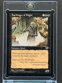 harbinger of Night - Magic The Gathering MTG - Mirage - Near Mint - Image 1