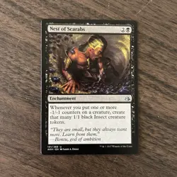 x1 Nest of Scarabs NM MTG AKH#101 Magic the Gathering Amonkhet - Image 1