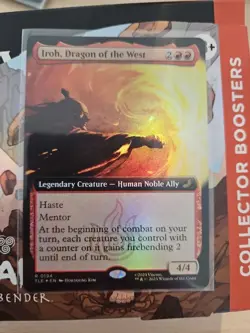 Iroh, Dragon of the West - #194 Foil Extended - Avatar: The Last Airbender - Mtg - Image 1