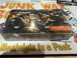 (1) Sealed Booster Box 2022 MTG Commander Legends Baldur's Gate English - Image 1