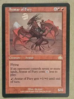 Avatar of Fury - Prophecy - Lightly Played close to NM | MTG - Image 1