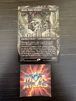 MTG - Gonti, Night Minister - #357 - Aetherdrift - Borderless - Rare - Image 1