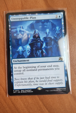 Magic MTG Unstoppable Plan DFT 0072 Regular Rare - NM condition - Image 1