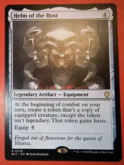 MTG, MAGIC, HELM OF THE HOST, 0276, BLC, REGULAR, RARE, NM - Image 1