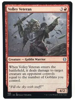 Volley Veteran NM/M* Jumpstart ENGLISH 369 mtg -UnltdCards - Image 1