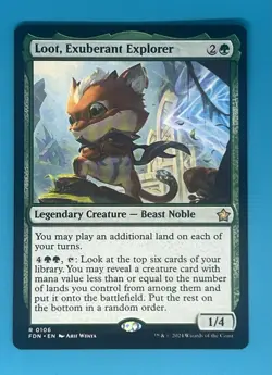 Mtg Loot, Exuberant Explorer Foundations Regular - Image 1