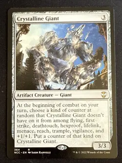 1x Crystalline Giant (364) Commander: Streets of New Capenna LP MTG Magic x1 MKE - Image 1