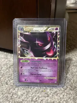 Gengar (Prime) 94/102 Triumphant Holo Pokemon card damaged - Image 1