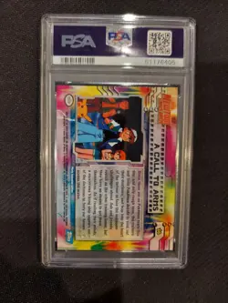 PSA 9 A Call to Arms Foil Topps Pokemon Movie Edition - Image 2