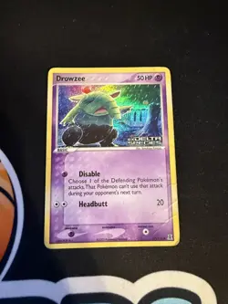 Drowzee 67/113 EX Delta Species Stamped Reverse Holo Pokemon TCG Card NM - Image 1