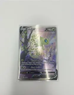 POKEMON 2021 SWORD & SHIELD FUSION STRIKE CELEBI V Alt Art #245/264 - Image 1