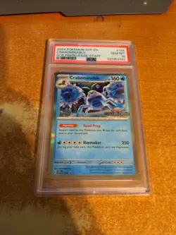 Pokemon - SVP134 - Crabominable - Stellar Crown - SV Staff Promo PSA 10 - Image 1
