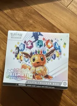 Pokemon TCG Prismatic Evolutions Elite Trainer Box CASE ETB - Image 1