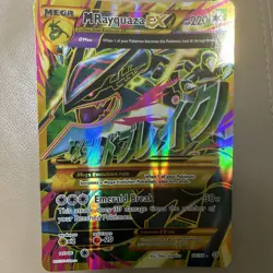 Pokemon XY Ancient Origins Mega jumbo M Rayquaza EX Shiny Full Art #98/98 - Image 1