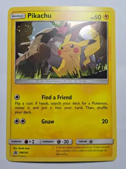 Pikachu SM234 Promo SM Black Star Promos Pokemon NM - Image 1