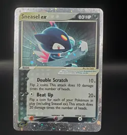 Sneasel ex 103/109 Pokemon Ruby and Sapphire Holo 2003 E-Reader - Image 1