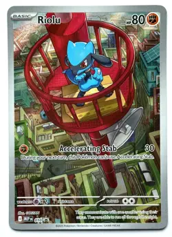 Riolu 010 Black Star Promo - Pokemon TCG - Mega Evolution Promo - M/NM - Image 1