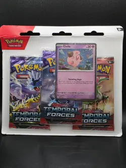 Pokemon TCG Temporal Forces 3 Pack Blister New Sealed - Image 1