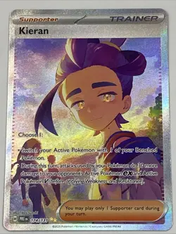 Kieran 174/131 Pokemon TCG: Prismatic Evolutions Special Illustration Rare SIR - Image 1