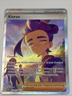 Kieran 174/131 Pokemon TCG: Prismatic Evolutions Special Illustration Rare SIR - Image 3