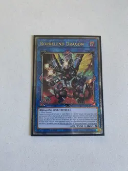 Yugioh Borrelend Dragon RA02-EN043 Quarter Century Secret Rare 1st Ed NM - Image 1