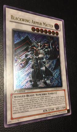 Blackwing Armor Master 1. Auflage | Ultimate Rare | CRMS | Near Mint | Yu-Gi-Oh - Image 3