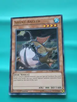 Yugioh - Silent Angler Ultra Rare 1st Edition DUSA-EN002 LP - Image 1