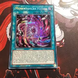 YuGiOh! - Mementotlan Fusion MP25-EN073 Prismatic Secret Rare 1st Edition NM - Image 1