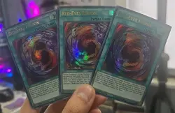 Yugioh! Red-Eyes Fusion BROL-EN067 x3 Playset Ultra Rare 1st Edition NM - Image 1