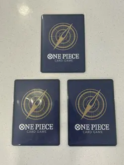 3x One Piece - Treasure Booster Promo - Monkey.D.Luffy - ST10-006 SR - Near Mint - Image 2