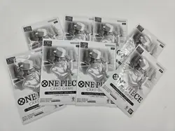 8x One Piece TCG Tournament Pack 2025 Vol 1 SEALED NEW - Image 1