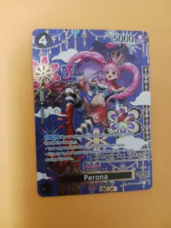 Bandai One Piece CCG Perona SP SR OP06-093 The Azure's Seas Seven English NM - Image 1
