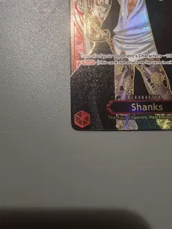 Shanks | SP OP09-004 | Carrying on his will | Gold | One piece TCG - Image 3