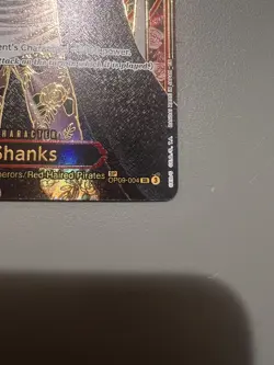 Shanks | SP OP09-004 | Carrying on his will | Gold | One piece TCG - Image 4